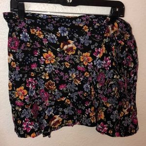 floral skirt